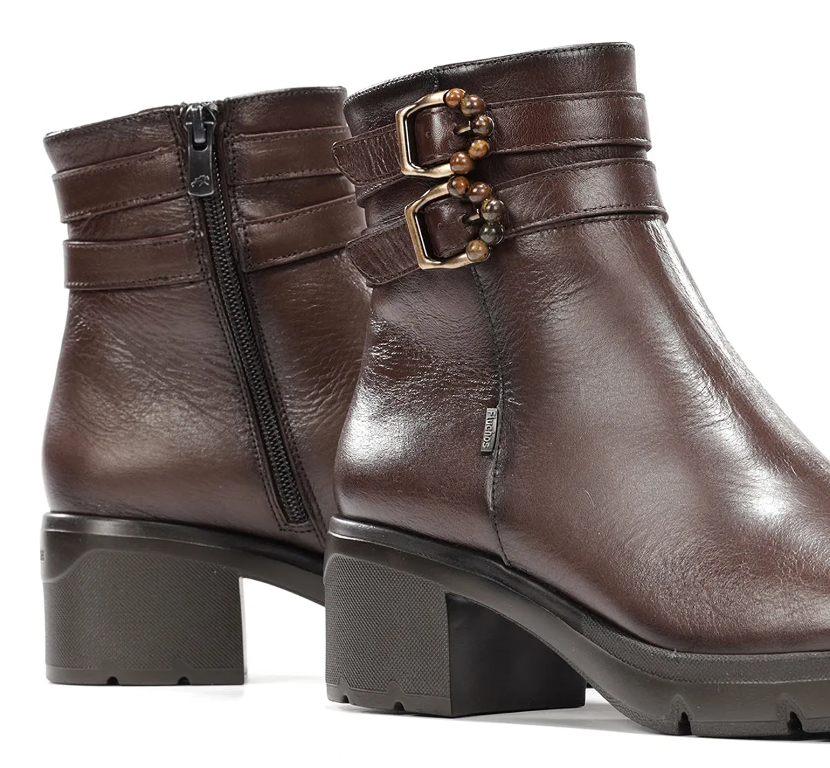 Fluchos Fugaz F2516 stivaletti donna marroni tacco