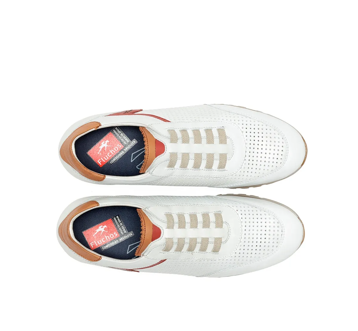 Fluchos Sander F1189 sneakers uomo bianche