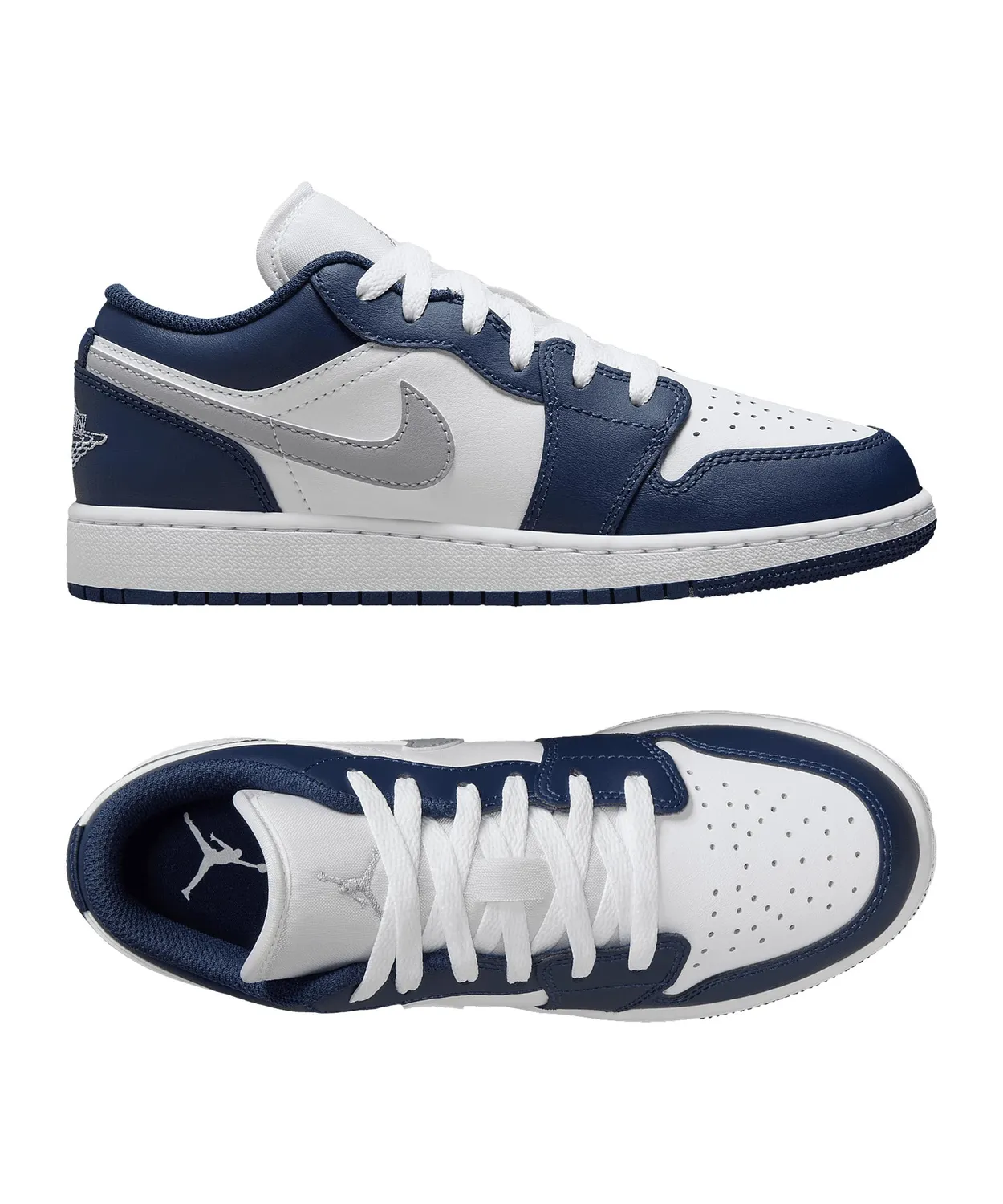 Nike Air Jordan 1 Low GS scarpe ragazzo bianca 37.5 EU