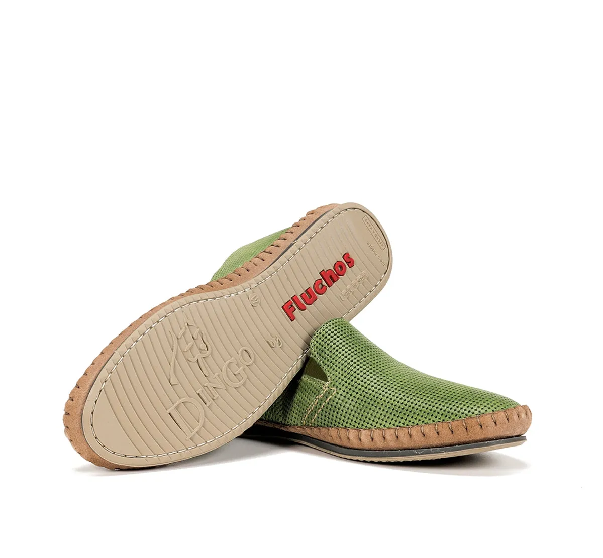Fluchos Bahamas 8674 mocassini uomo verdi estivi