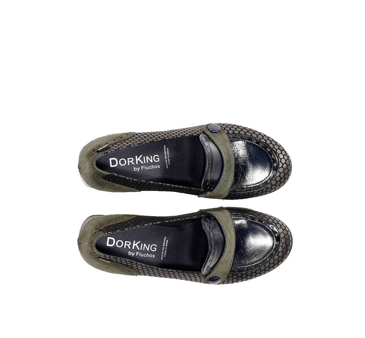 Dorking Dacy D9614 mocassini donna grigio tacco