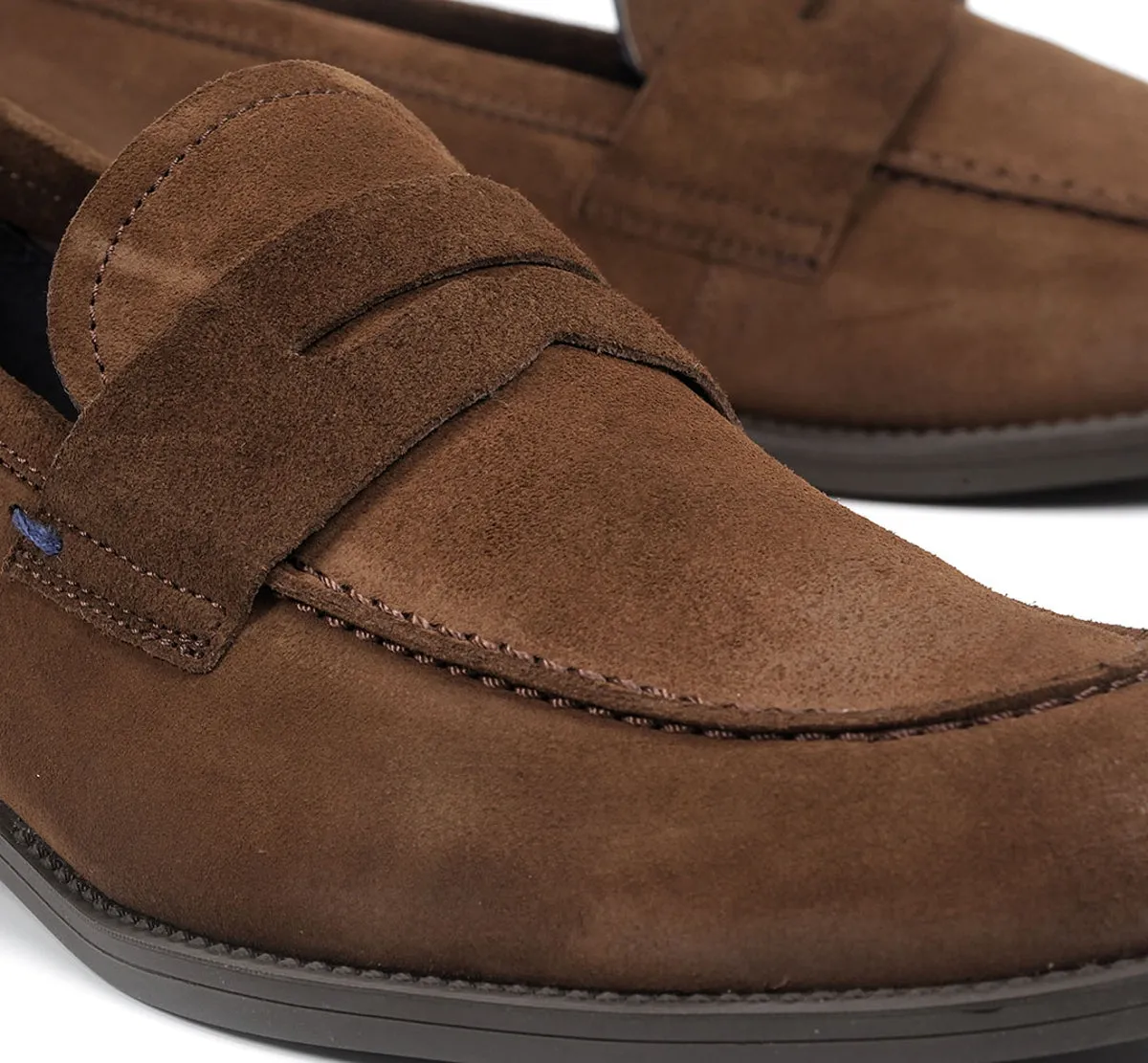 Fluchos Henri F0824 mocassini uomo marrone pelle