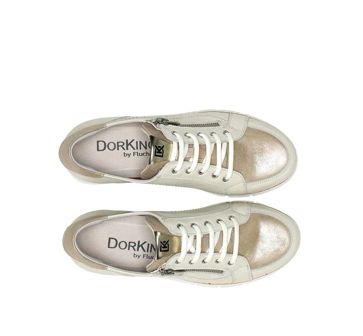 Fluchos India D9301 sneakers taupe donna