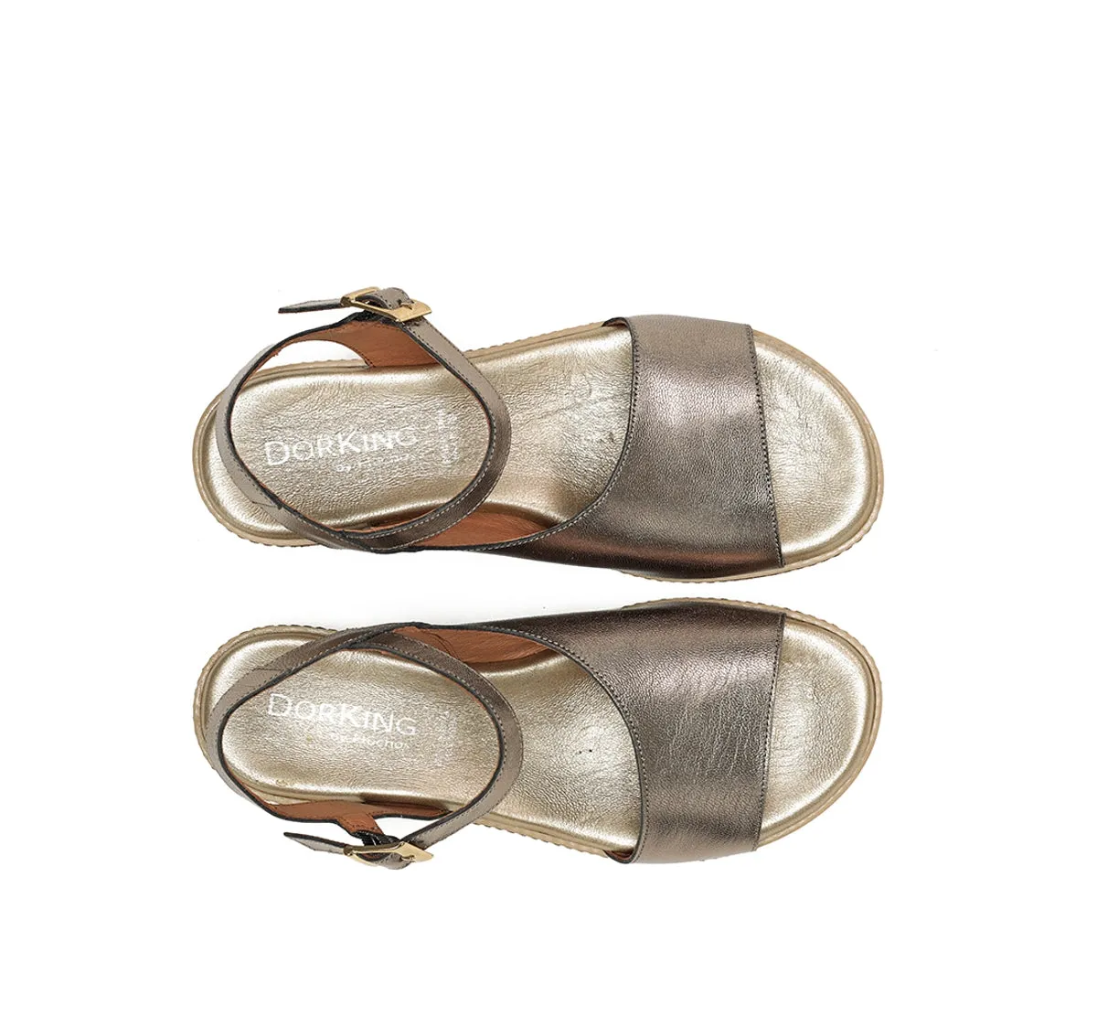 Fluchos Espe D8771 sandali argento donna velcro
