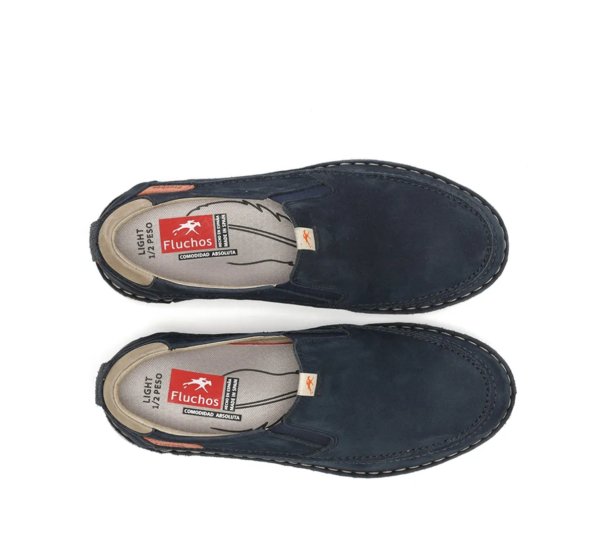 Fluchos Parker F2001 Slip On Uomo Blu Comode