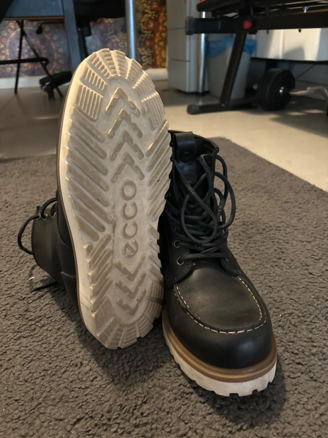Ecco Staker stivali uomo nero 44 EU pelle