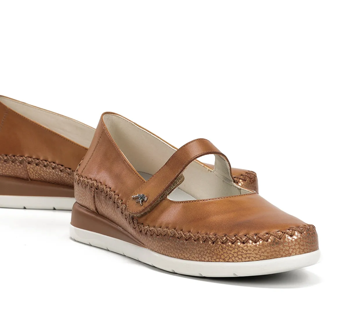 Fluchos Sella F2146 scarpe donna marrone zeppa