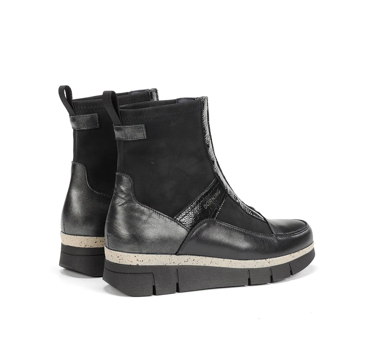 Dorking by Fluchos India D9331 Stivaletto Nero Donna