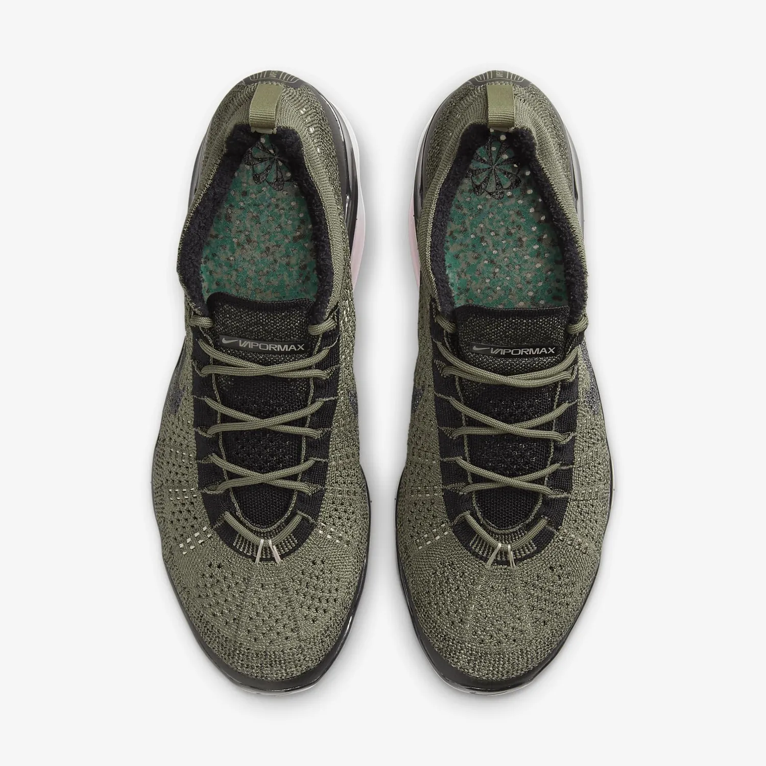 Nike Air VaporMax 2023 Flyknit sneakers uomo verde oliva 46 EU