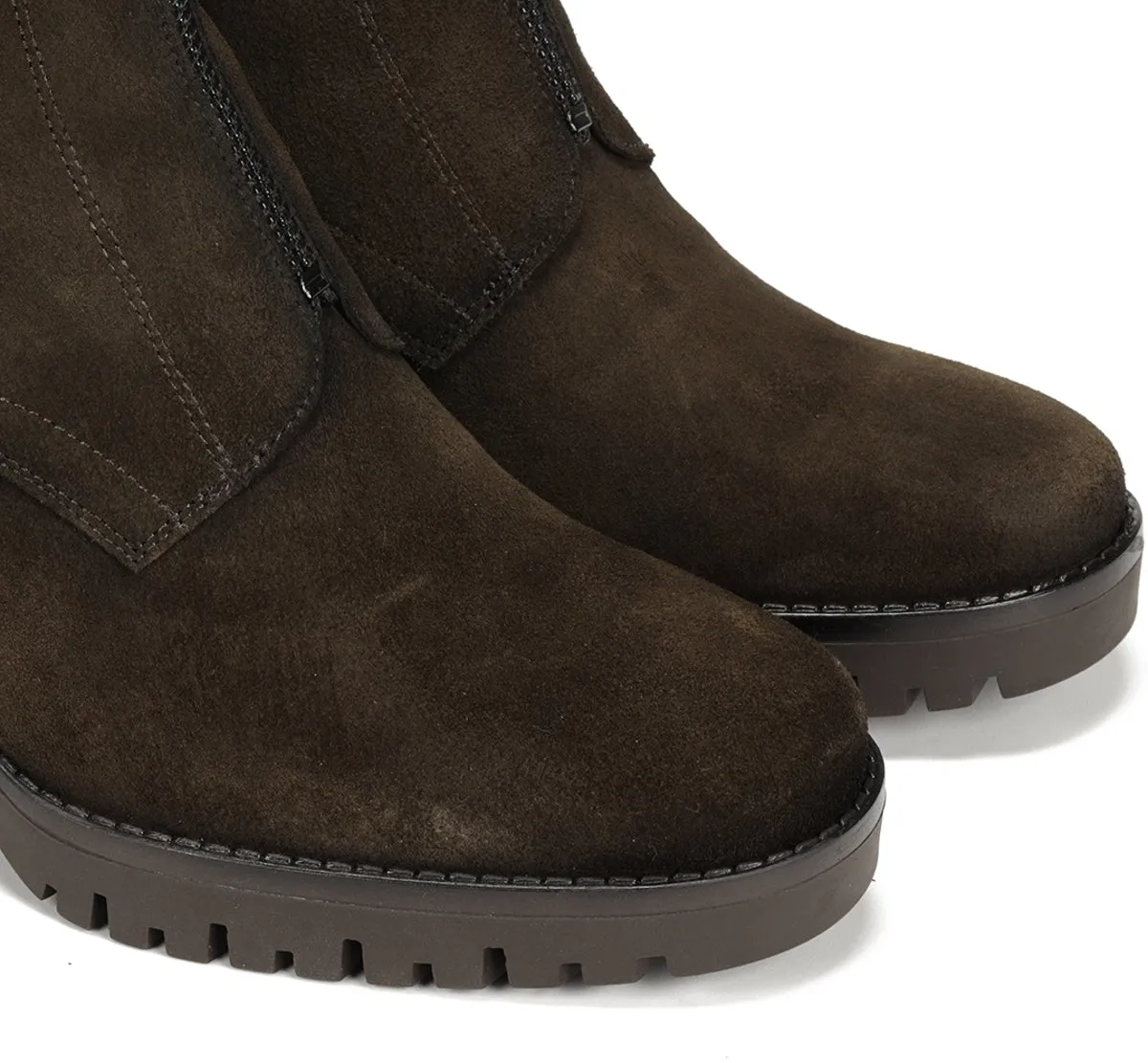 Fluchos Evie D9163 stivaletto donna verde con plateau