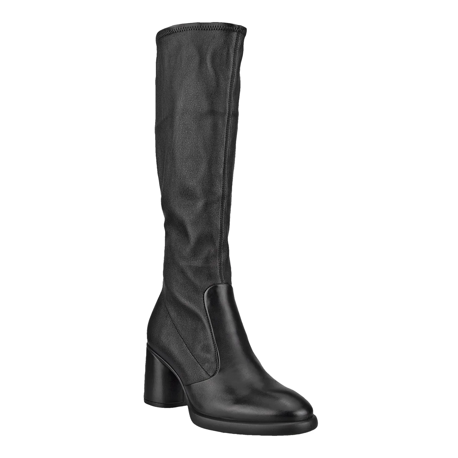 Ecco Sculpted LX 55 Stivali Donna 35 Pelle Nera