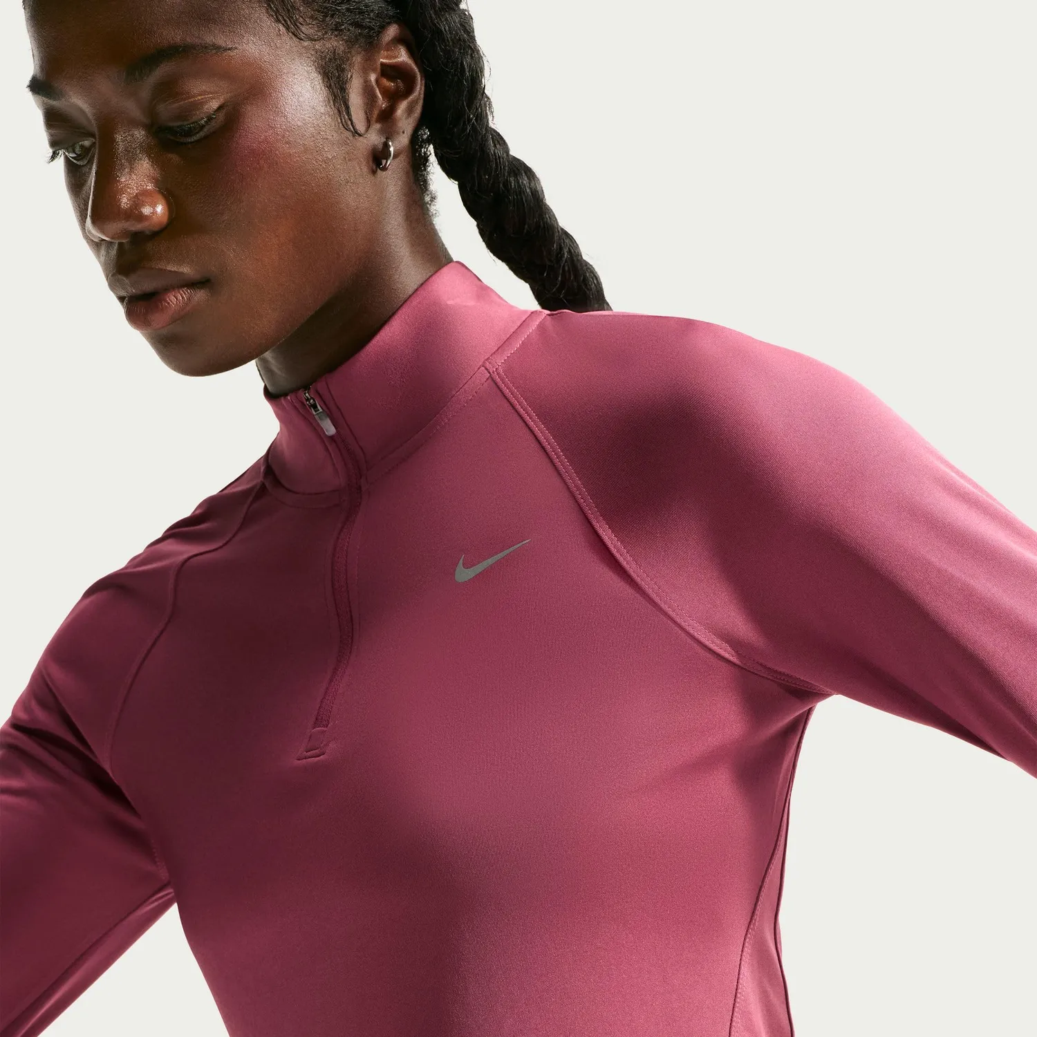 Nike Tempo Dri-FIT maglia running donna XS mezza zip