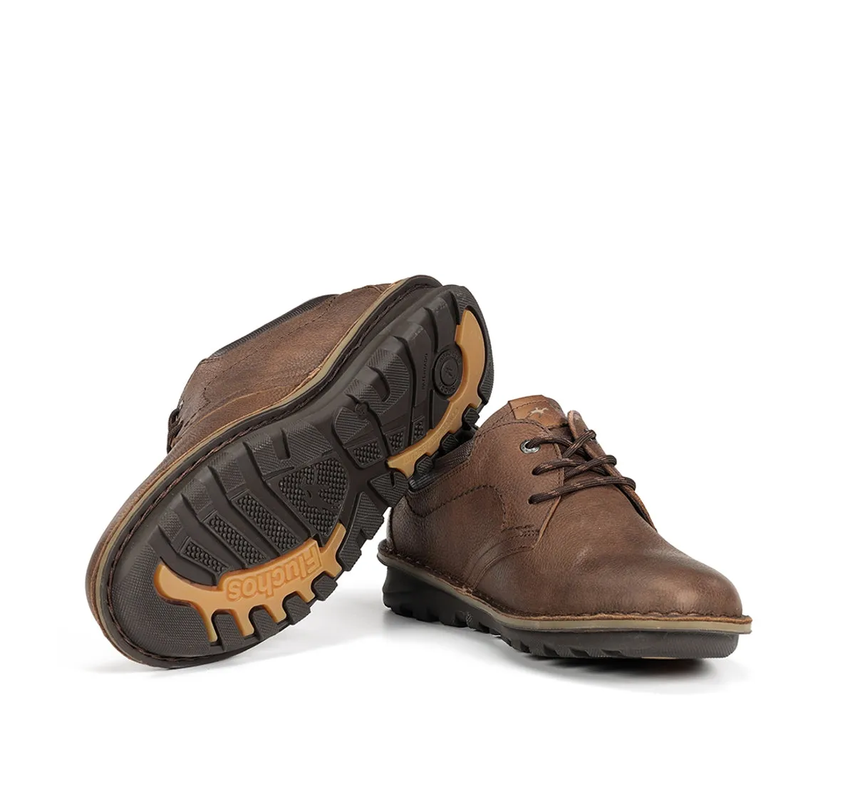 Fluchos Alvin F2258 scarpe marroni uomo lacci leggeri