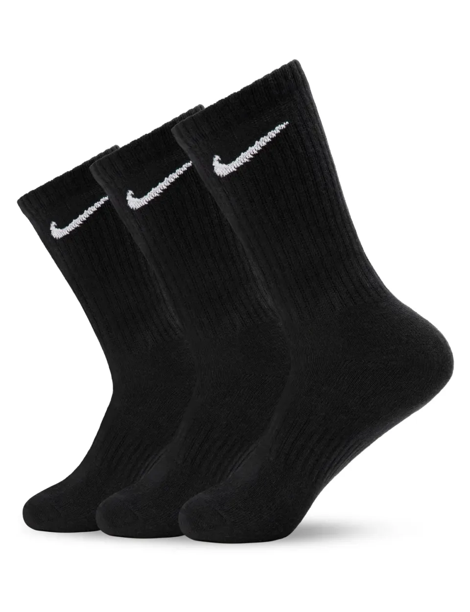 Nike Everyday Ltwt Calzini Uomo Neri 3 Paia Cotone