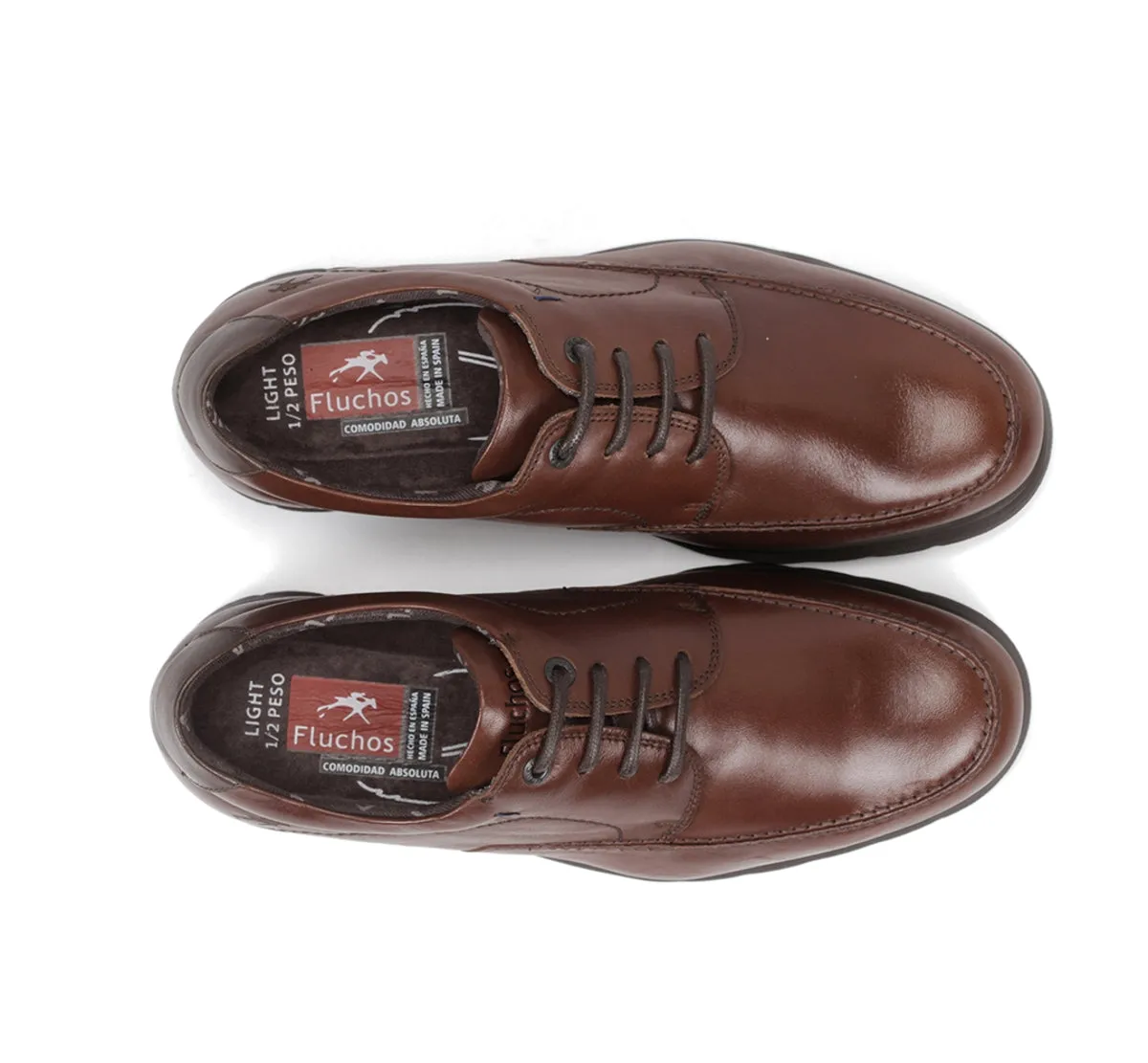 Fluchos Zeta F0602 scarpe uomo marrone classiche