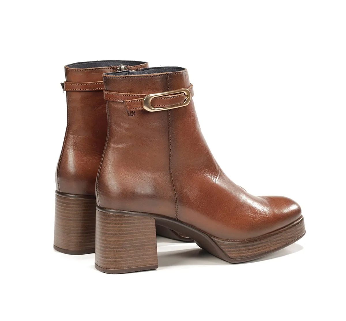 Fluchos Cristel D9733 stivaletti marrone donna