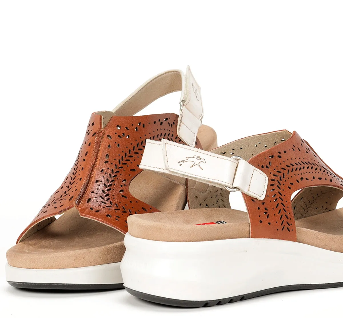 Fluchos Yagon F1481 sandali donna marroni flessibili