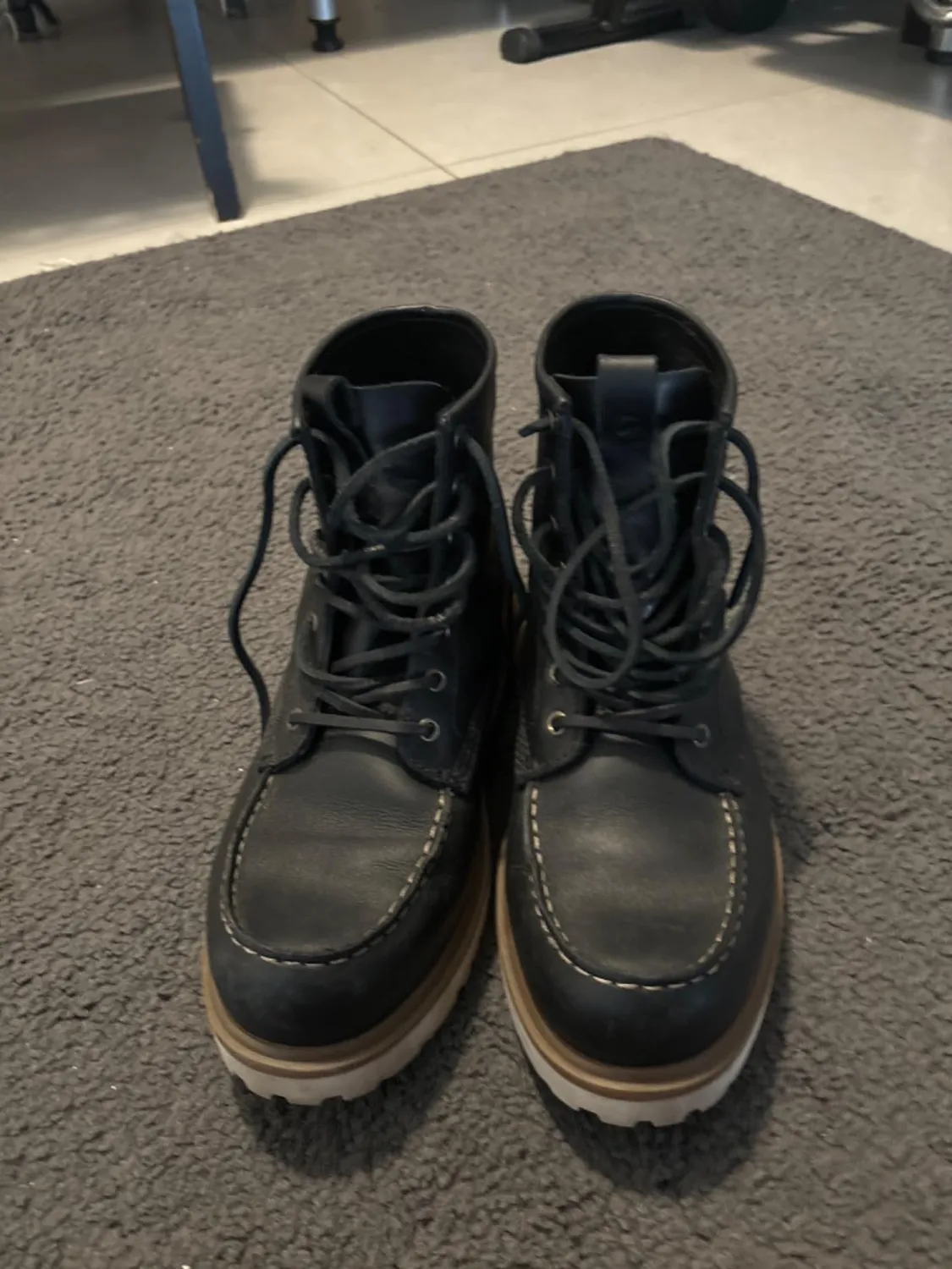 Ecco Staker stivali uomo nero 44 EU pelle