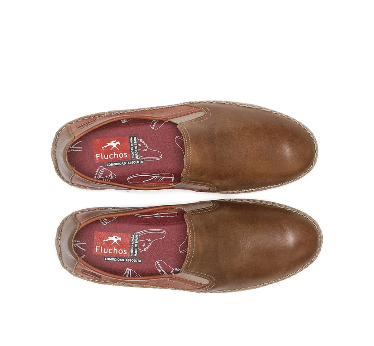 Fluchos Dorian F1178 Mocassini Uomo Marroni