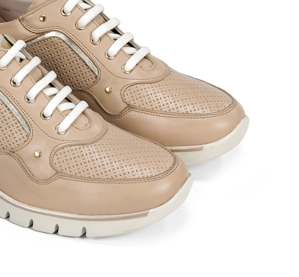 Fluchos Union F2175 sneakers taupe donna pianta larga