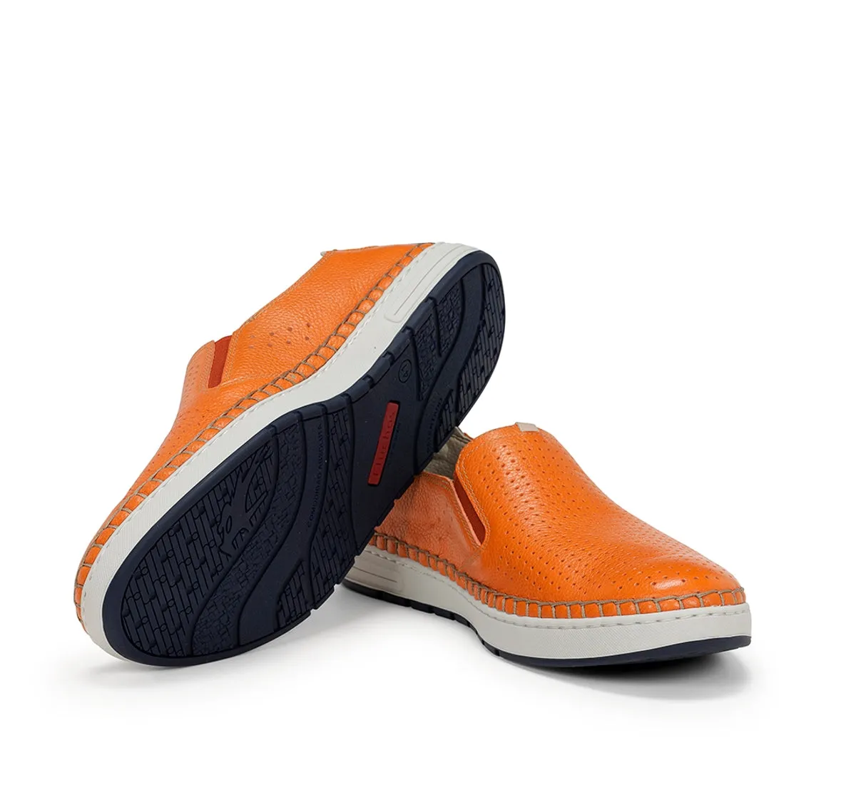 Fluchos Lester F1719 slip on uomo arancio casual
