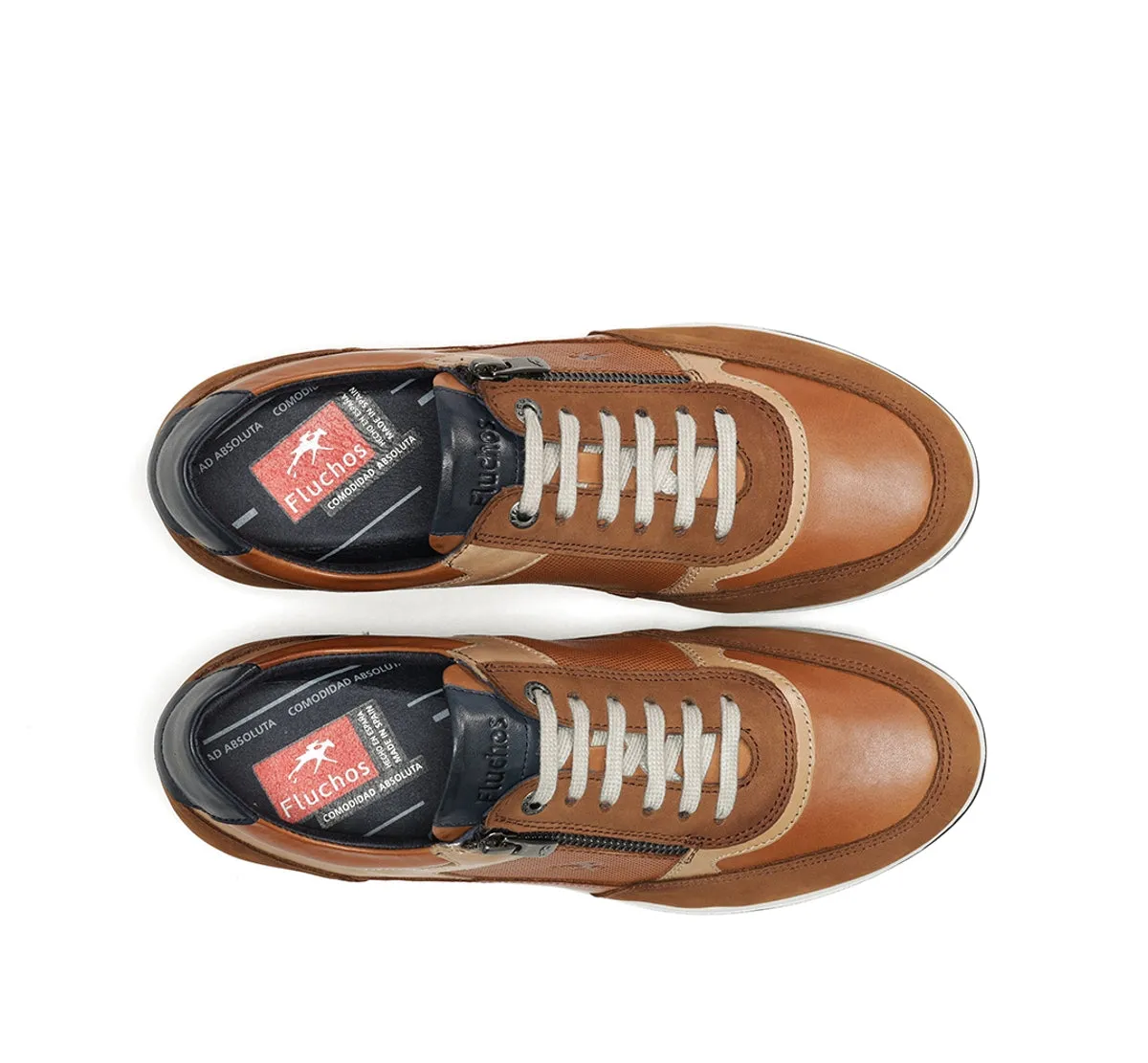 Fluchos Daniel F1288 sneaker uomo marrone casual
