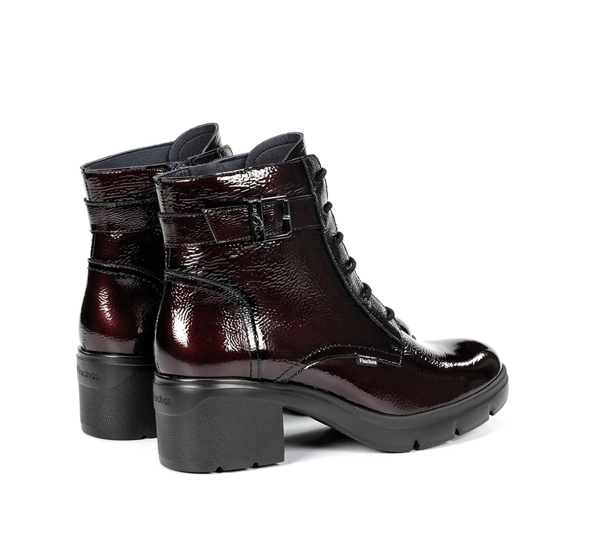 Fluchos Fugaz F2107 stivaletto donna bordeaux suola track
