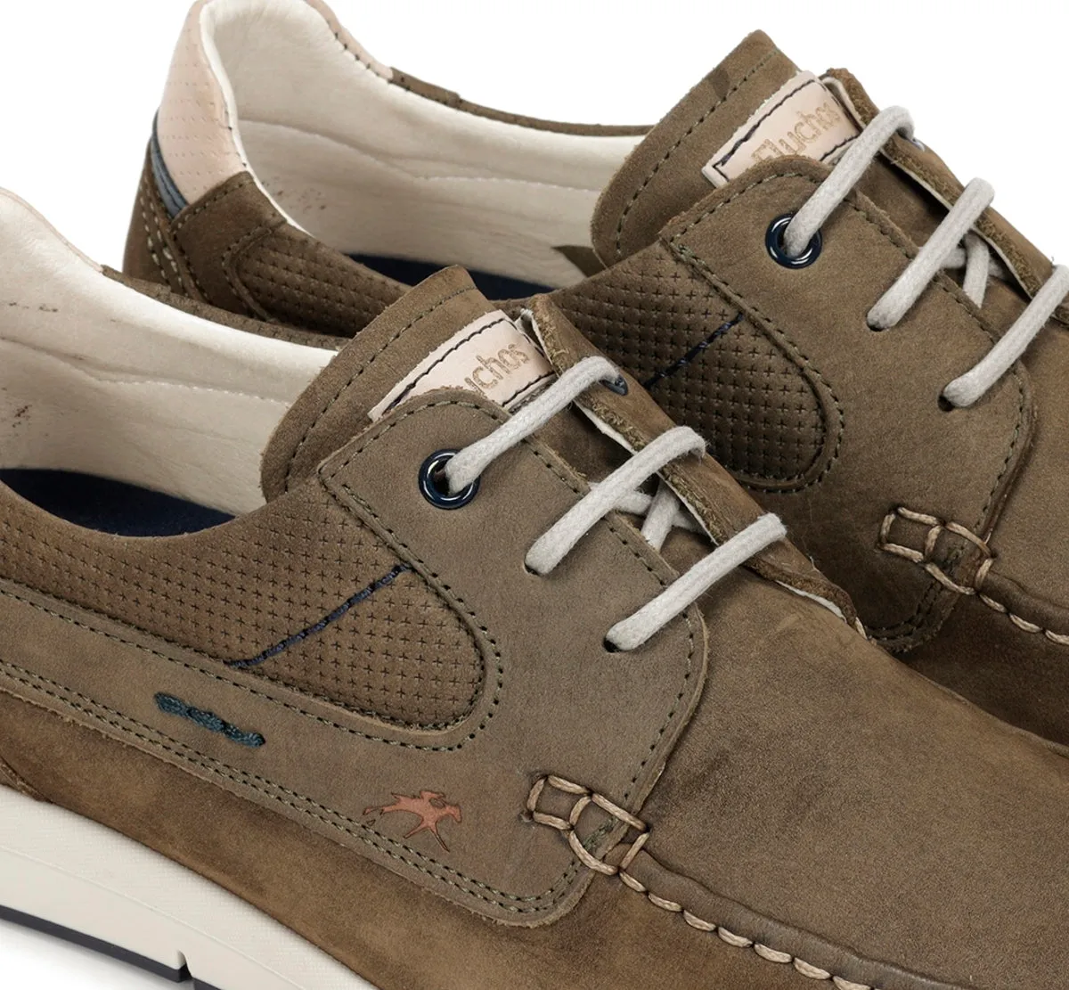 Fluchos Yannic F1695 scarpe uomo marrone stringate