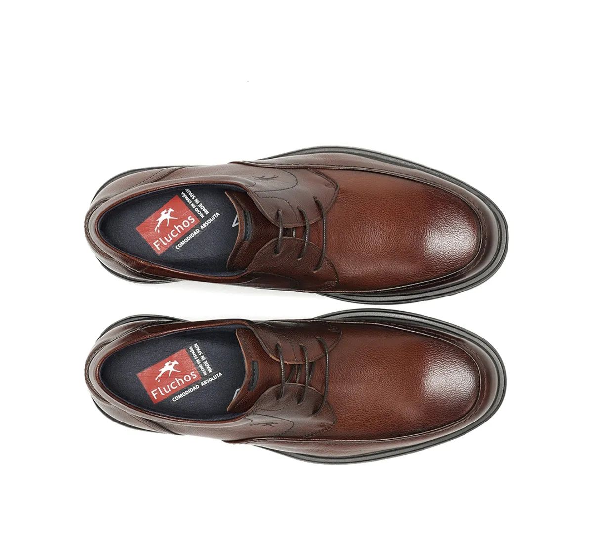 Fluchos Fredy F1607 scarpe uomo marrone classiche