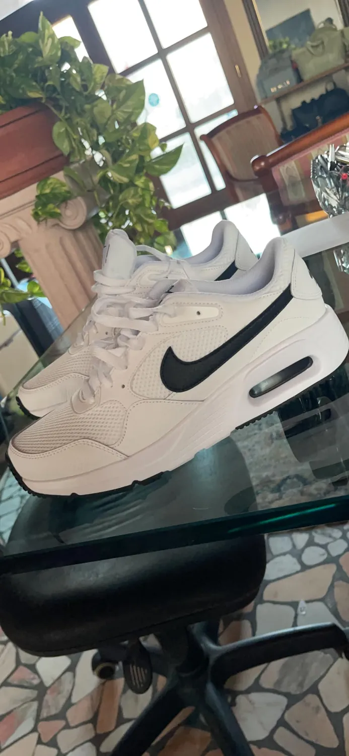 Nike Air Max SC sneakers uomo ammortizzate bianche