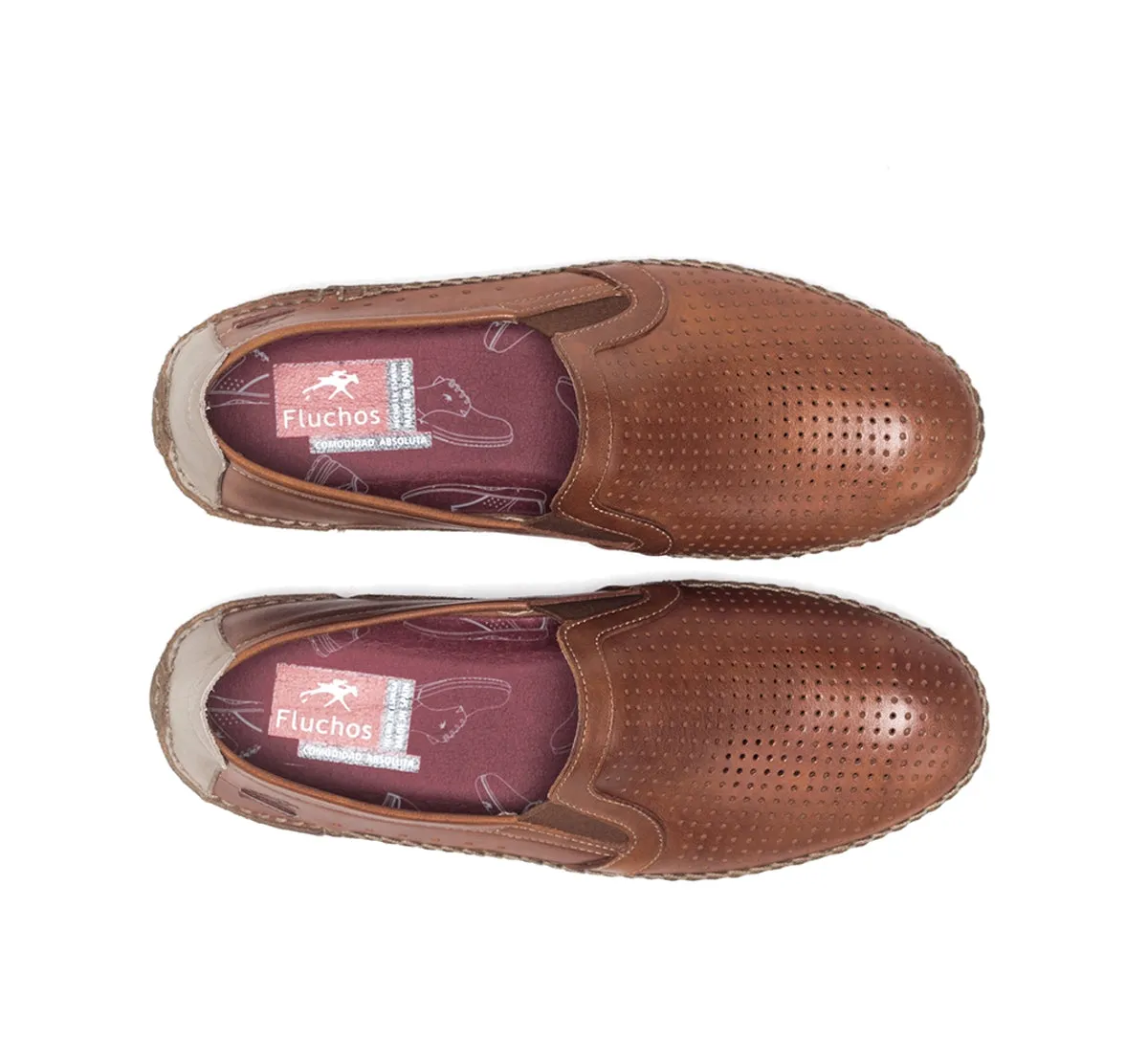 Fluchos Dorian F1177 mocassino uomo marrone casual