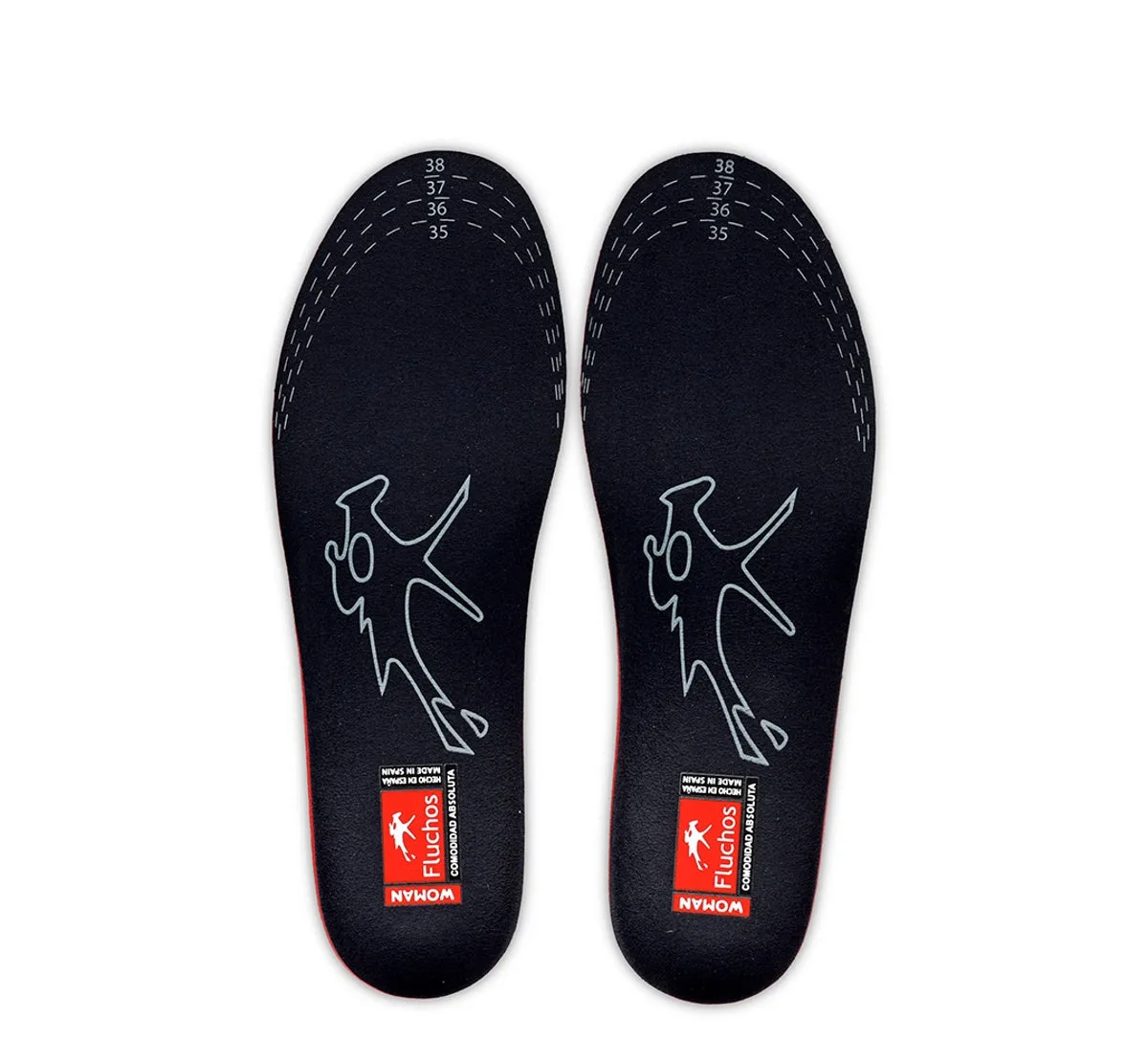 Fluchos solette donna traspiranti 35-38 ritagliabili
