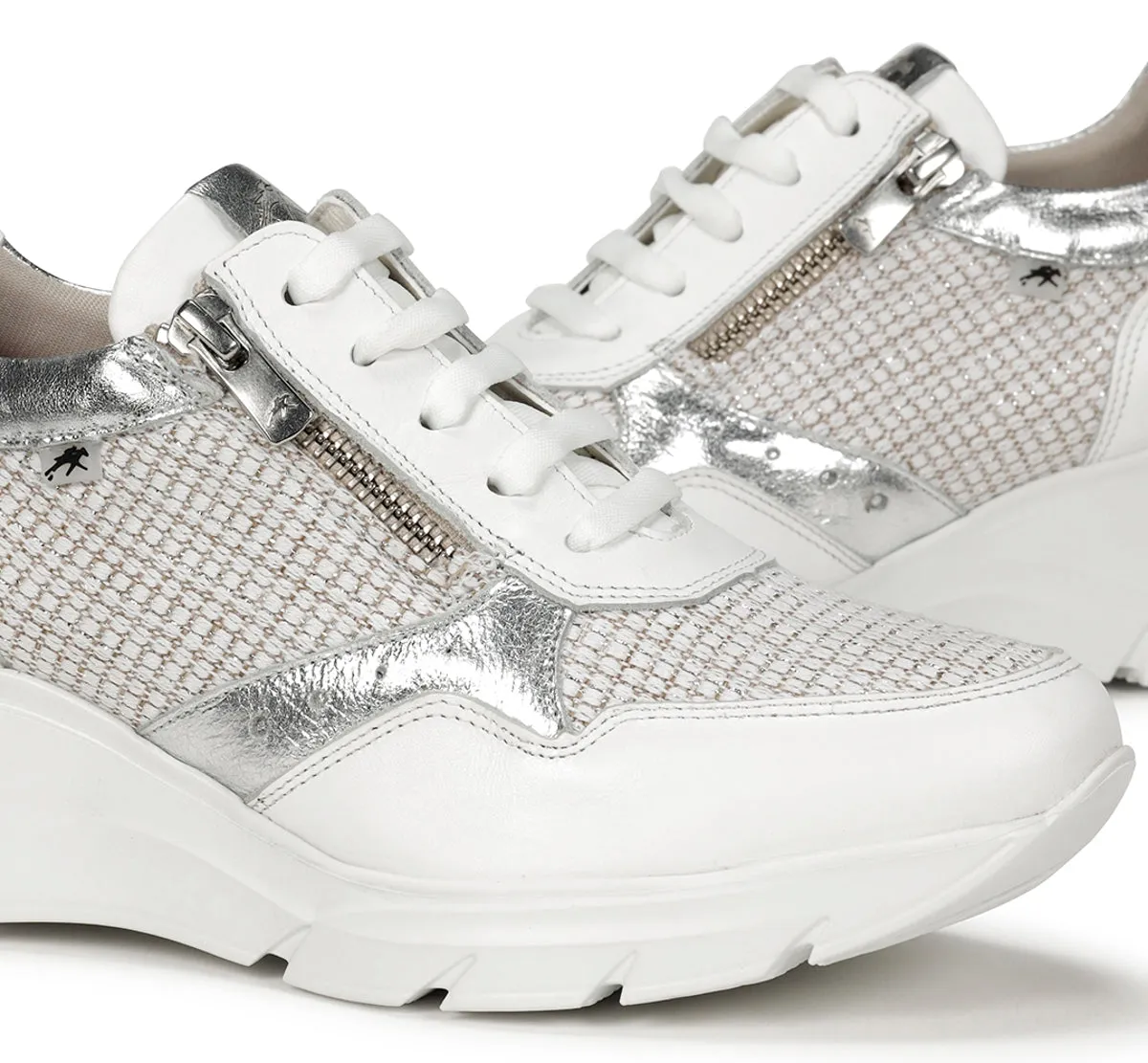 Fluchos Olas F1660 sneakers donna bianche zeppa