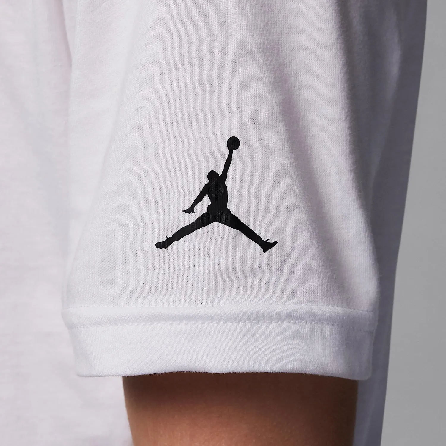 Jordan Logo t-shirt bambino S bianca cotone
