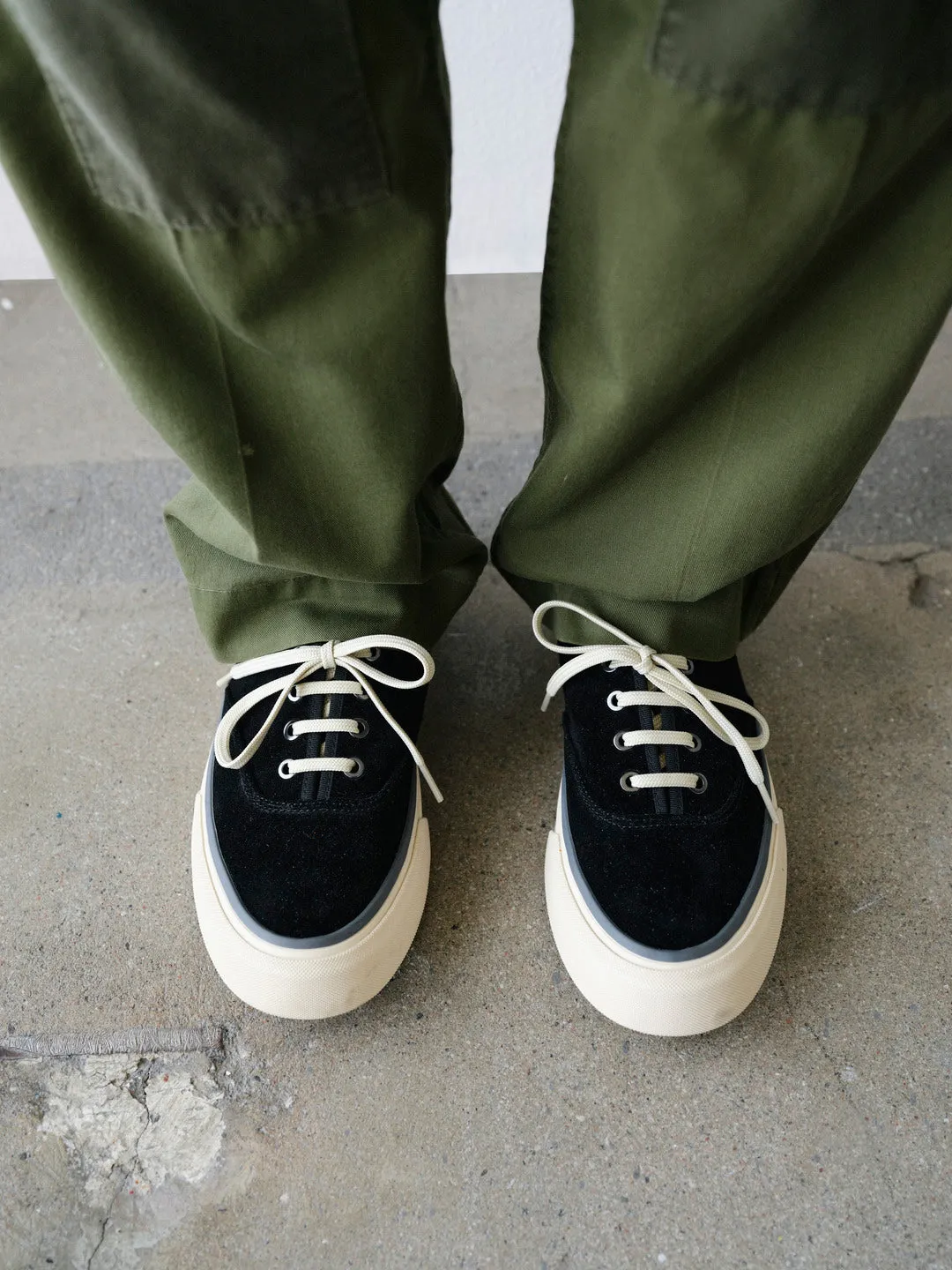 Eytys Anthem sneakers suede nere antiscivolo