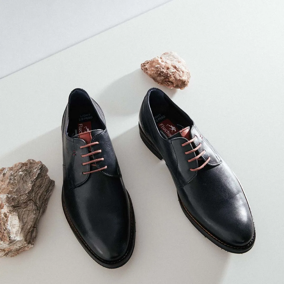 Fluchos Olimpo F0137 scarpa blu uomo elegante