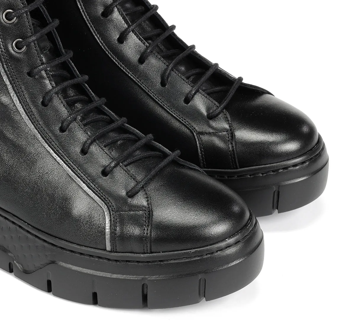 Fluchos Ilia F2304 stivaletto donna nero stringato