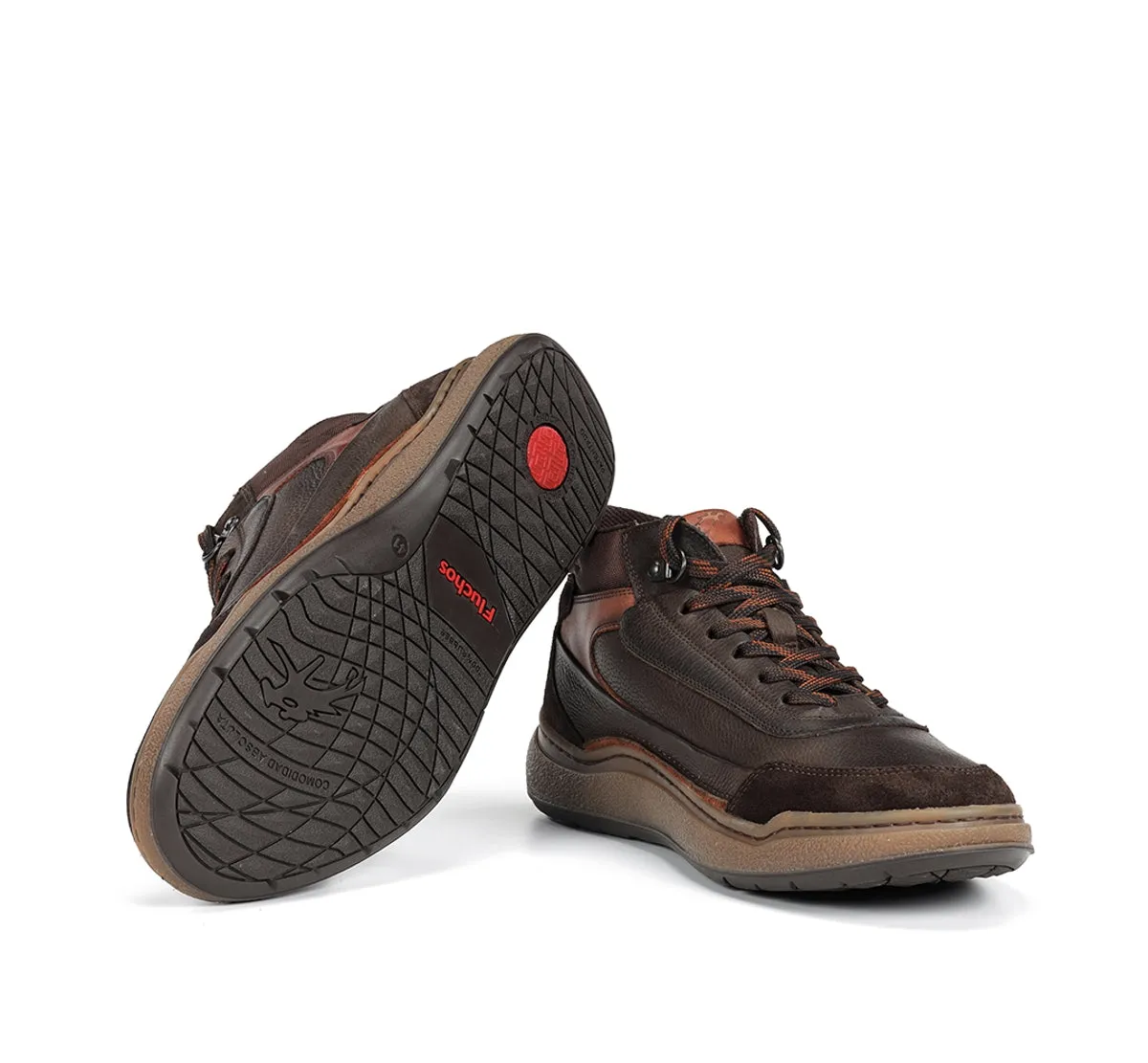 Fluchos Rocky F2255 stivaletto marrone pelle uomo