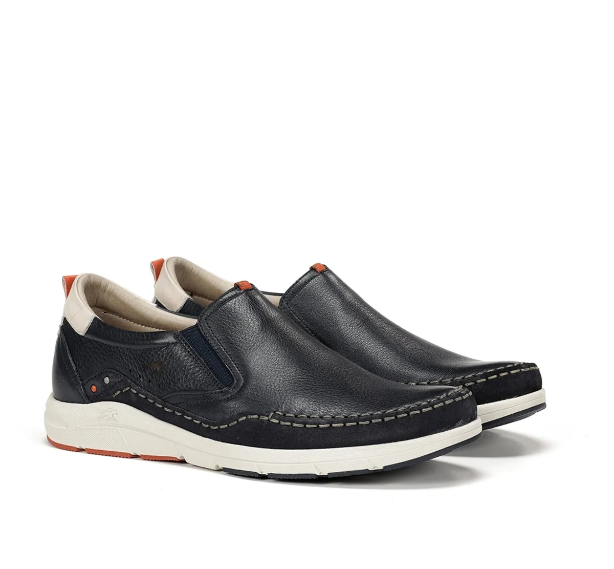 Fluchos Kai F1985 slip-on uomo blu pianta larga