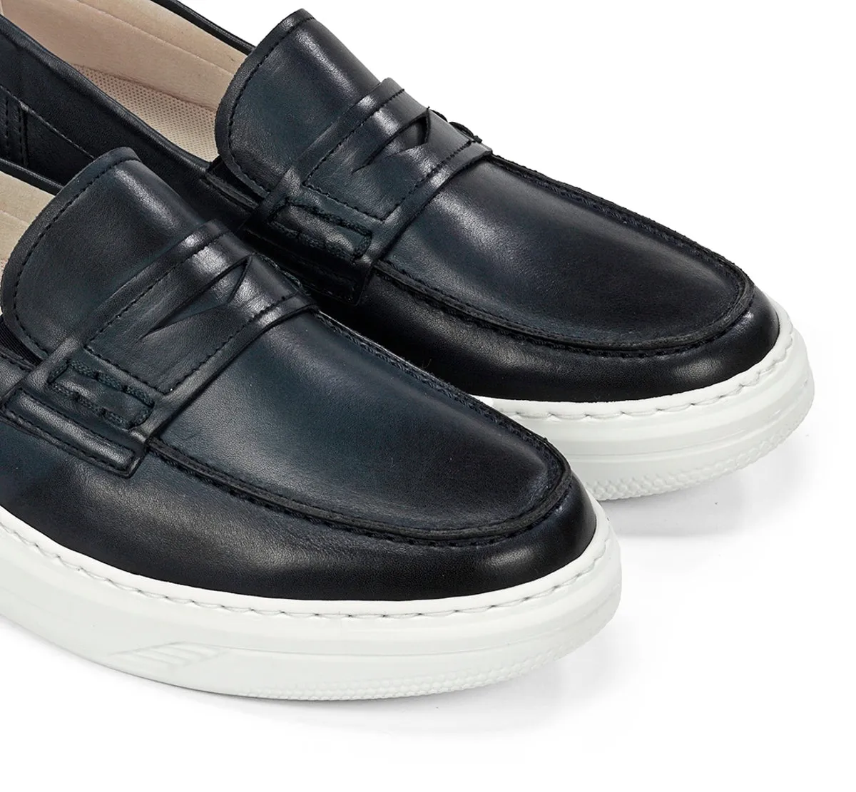 Fluchos Boston F2224 mocassini uomo blu