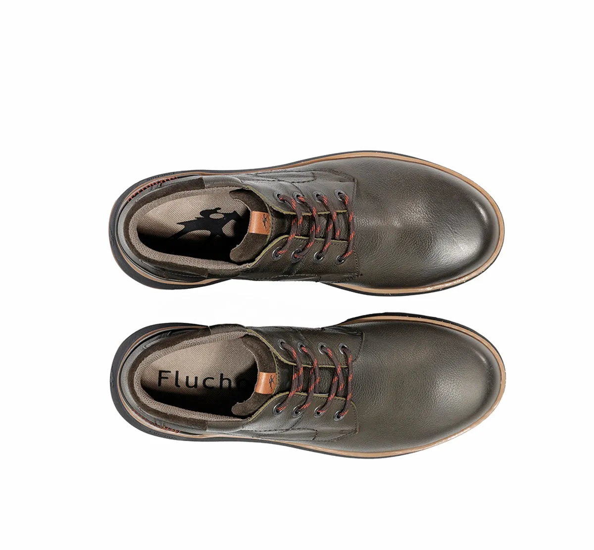 Fluchos Wildford F2536 stivaletti uomo verdi pelle
