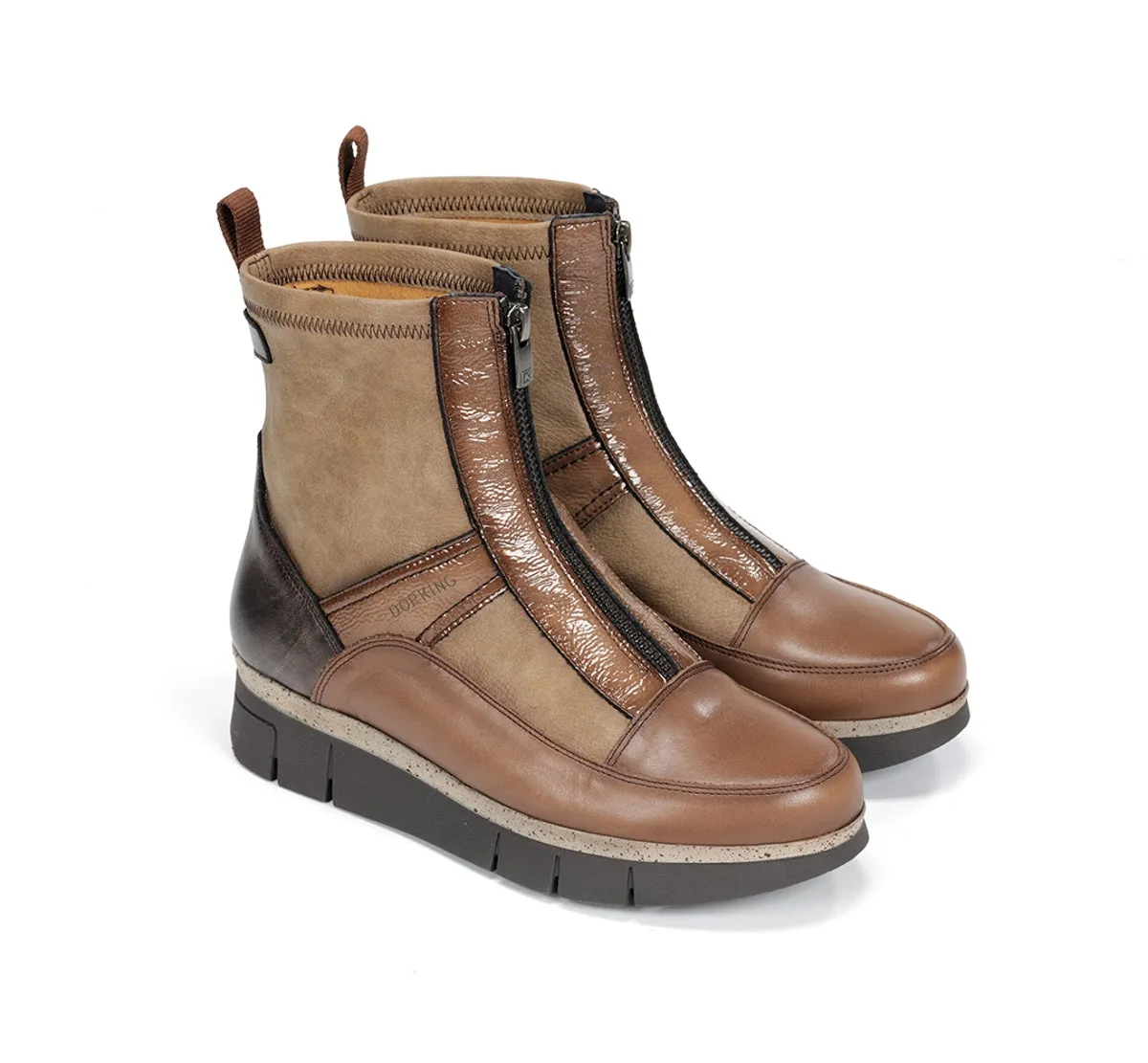 Fluchos India D9331 stivaletto marrone stile sportivo