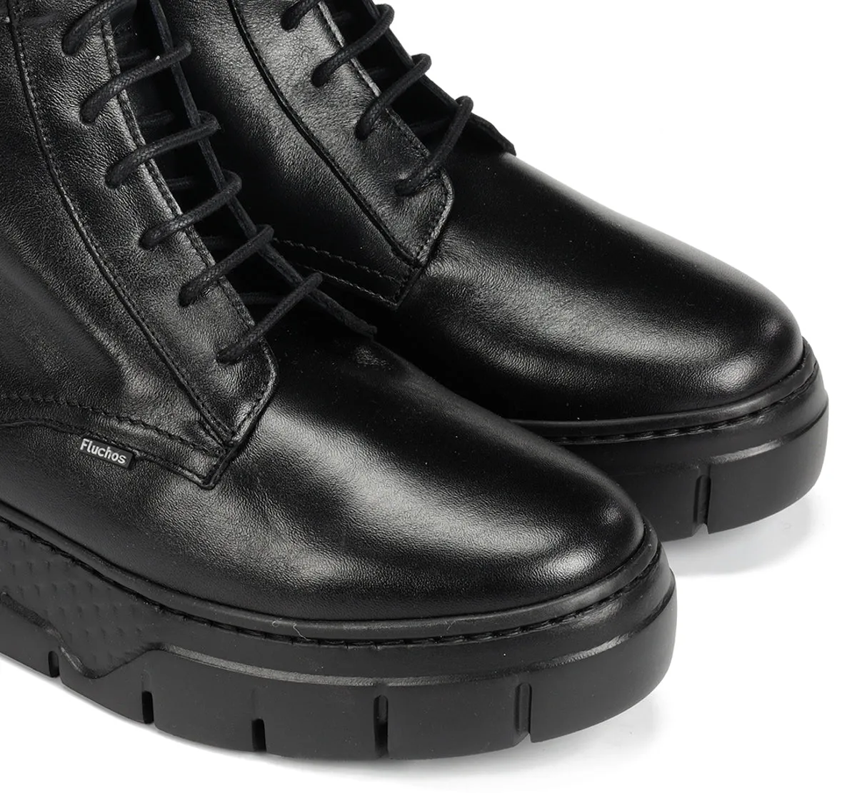 Fluchos Ilia F2303 stivaletto donna nero con lacci