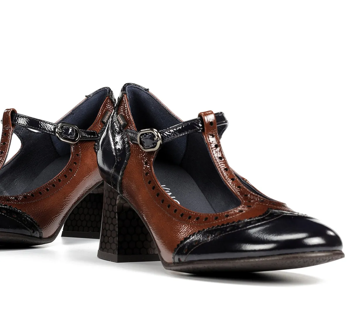 Fluchos Dacy D9618 mocassino donna marrone tacco comodo