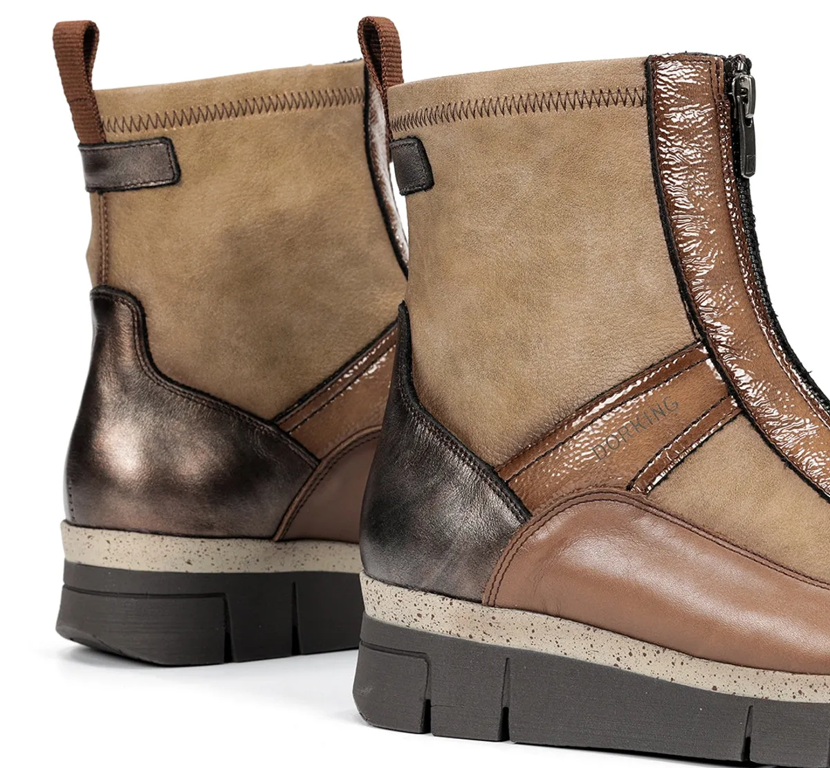 Fluchos India D9331 stivaletto marrone stile sportivo