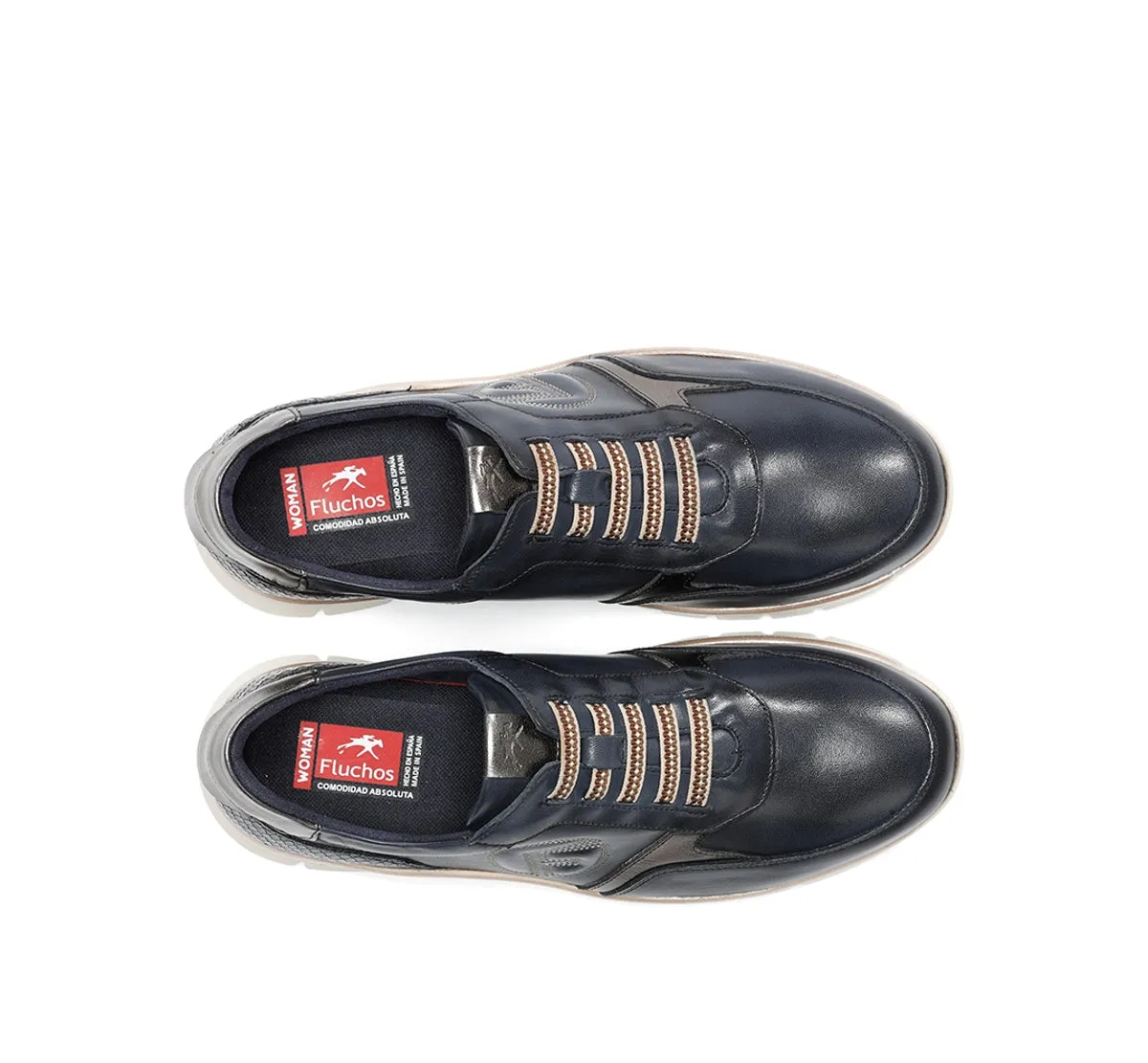 Fluchos Union F2074 sneakers donna blu suola flessibile