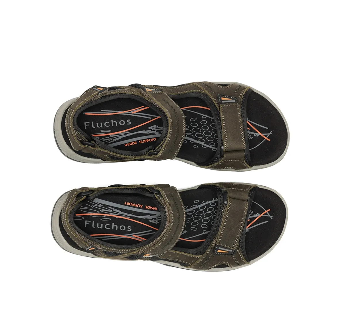 Fluchos Missouri F2411 sandali uomo verdi