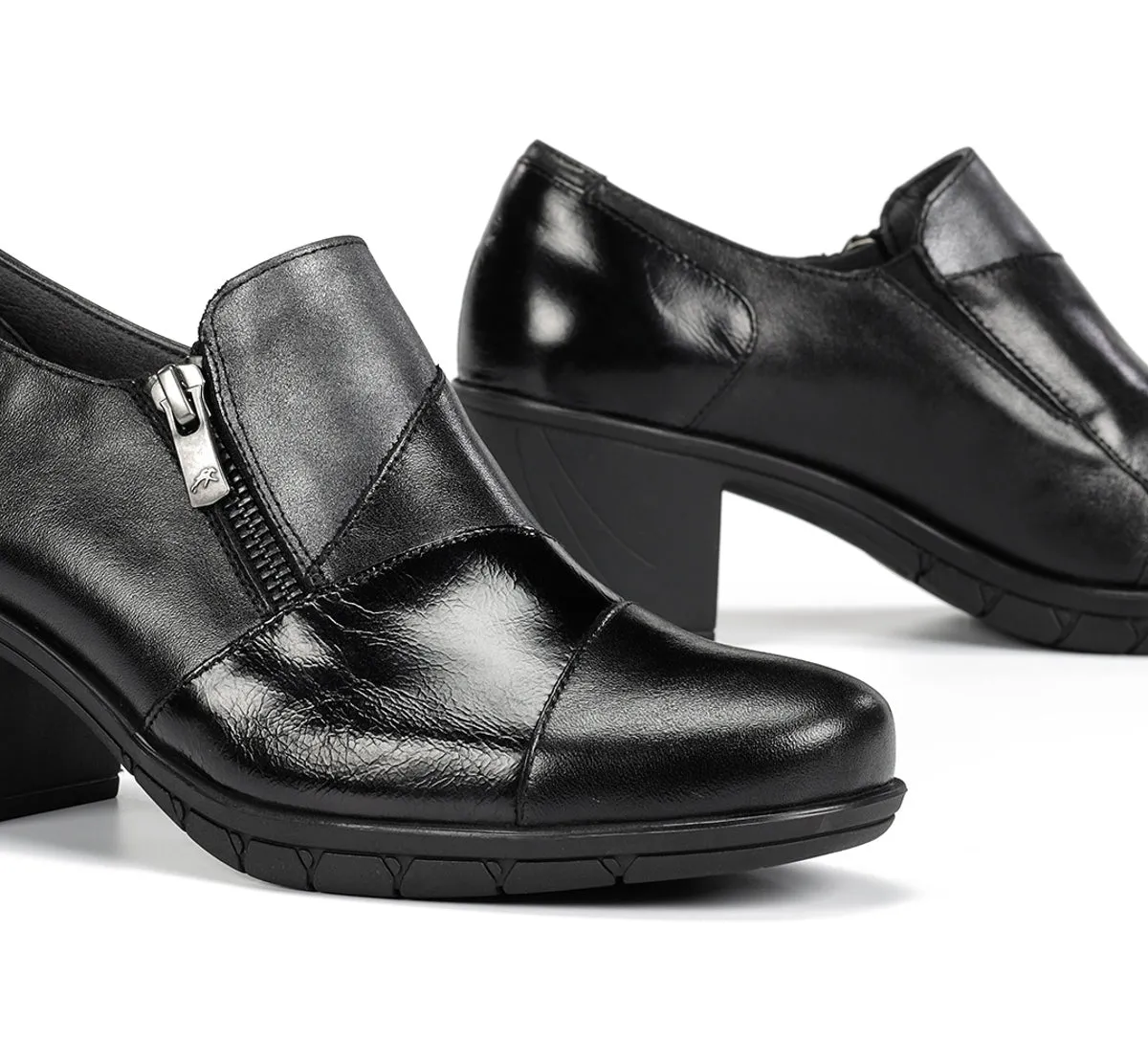 Fluchos Nydia F1802 slip on donna nere eleganti
