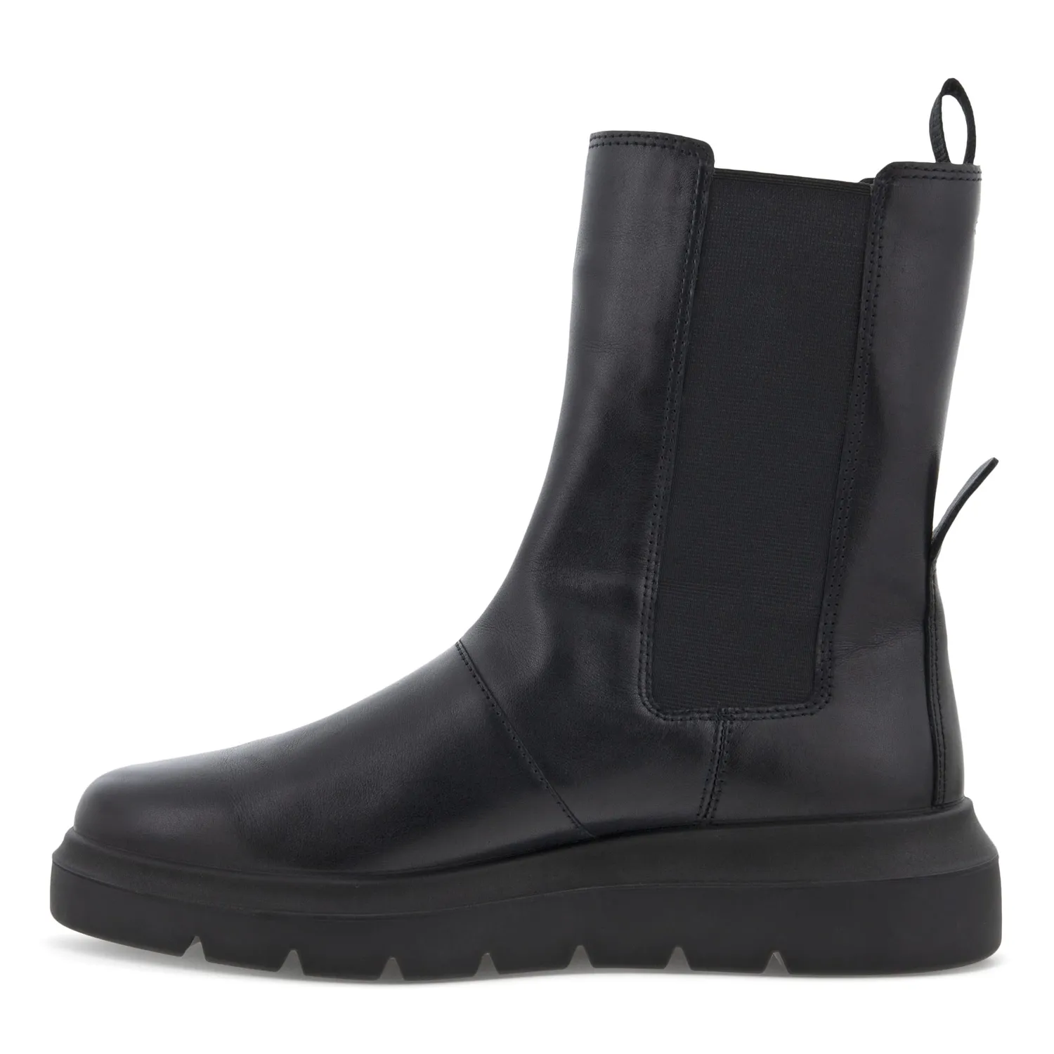 Ecco Nouvelle stivali Chelsea donna nero 35 EU suola alta