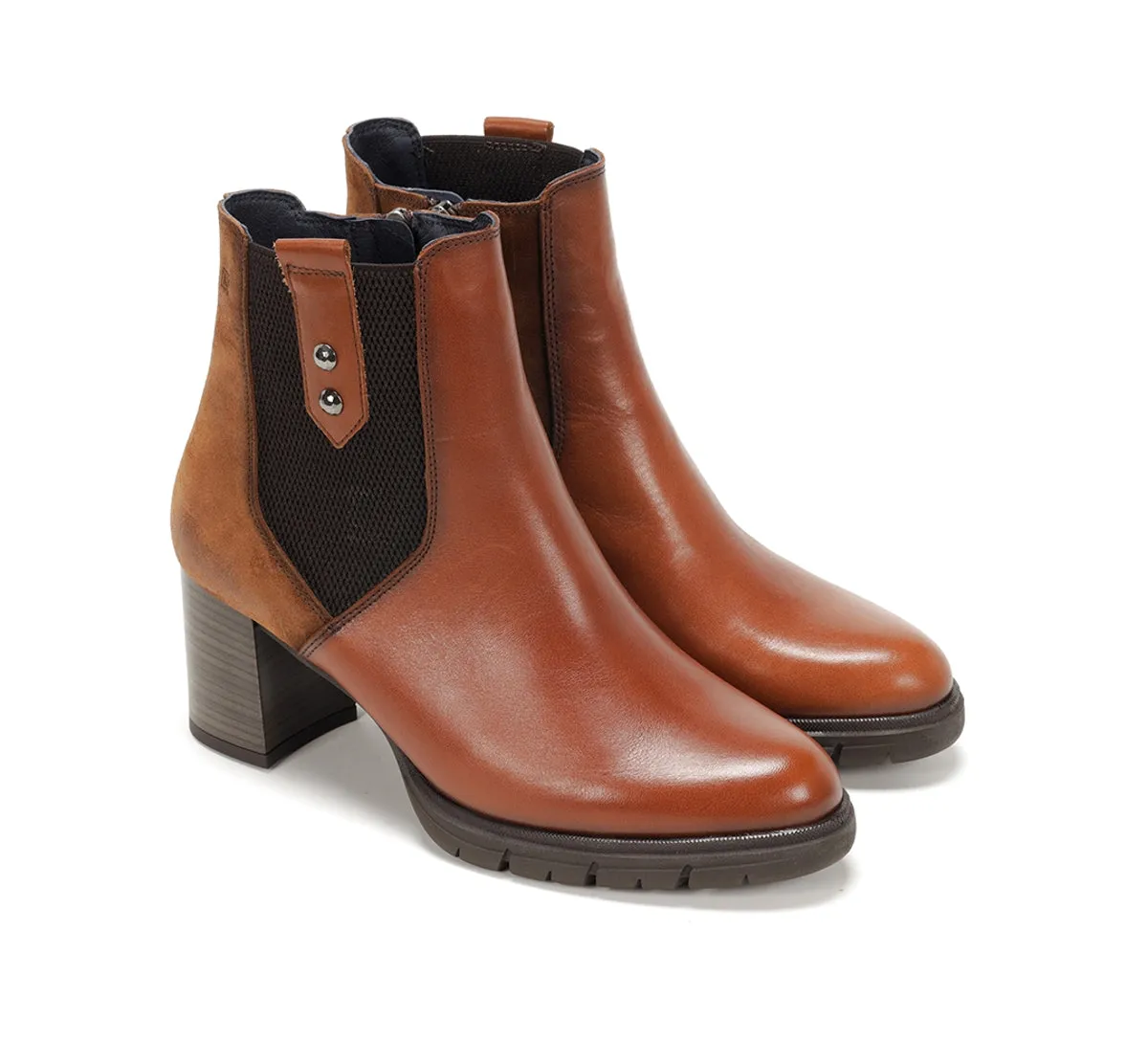 Dorking Camyl D8850 stivaletti donna marroni tacco alto